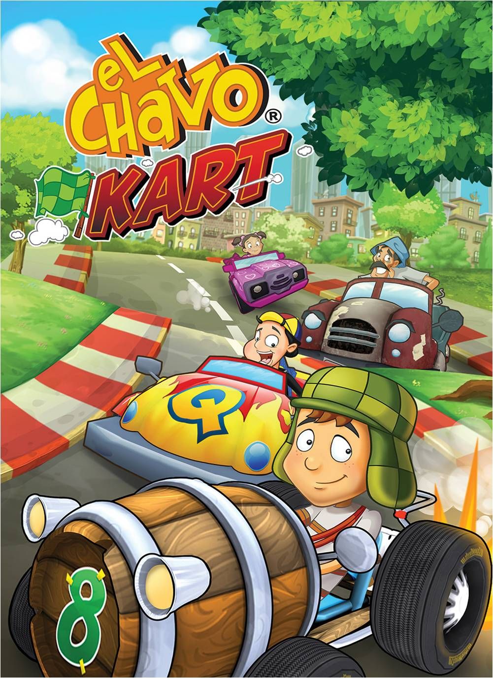 The cover of El Chavo Kart